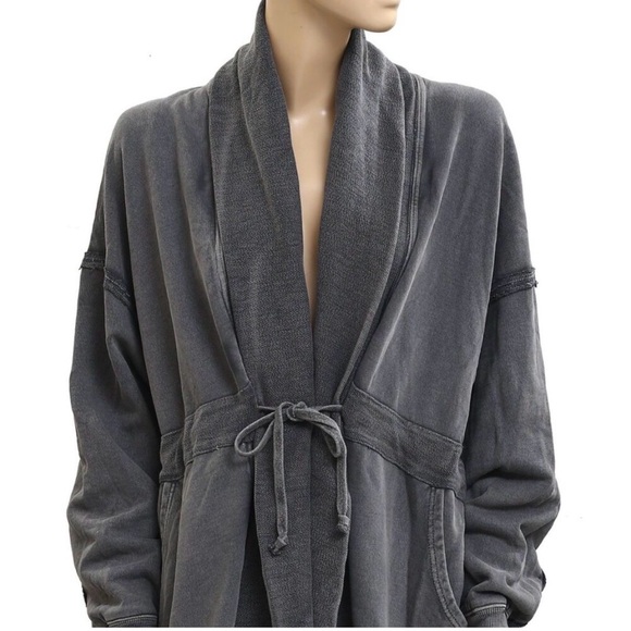 NWT Free People Boothbay Gray Utility Cinched Waist Jacket - Picture 2 of 11